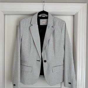 Merona Light Gray Striped Blazer
